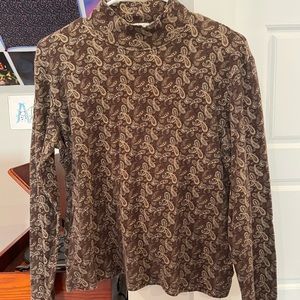 Jones New York Sport long sleeve Turtleneck shirt.